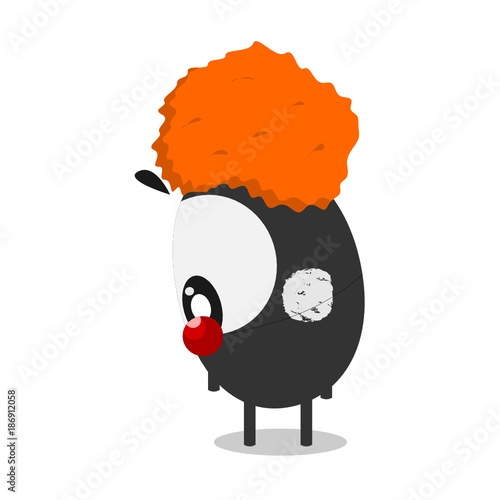 Tiny als trauriger Clown