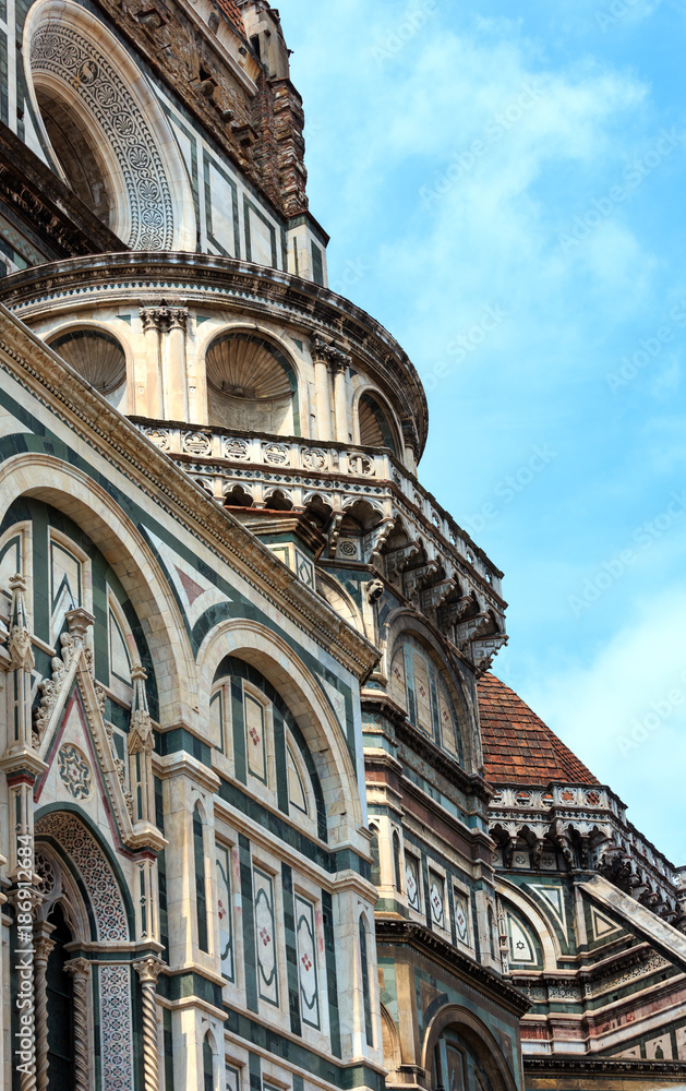 Florence Cathedral details, Tuscany, Italy