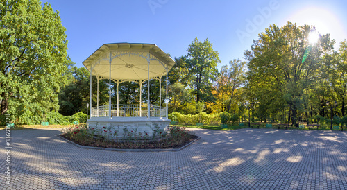 Park Zrodliska in city of Lodz, Poland