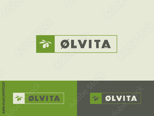 Food logo - Olives or olive oil branding