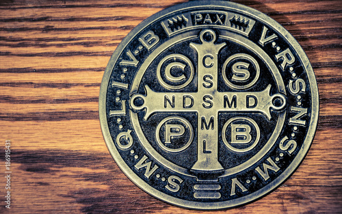 Saint Benedict medal symbol