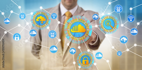 Photography Administrator Adding Cloud Container To Network
