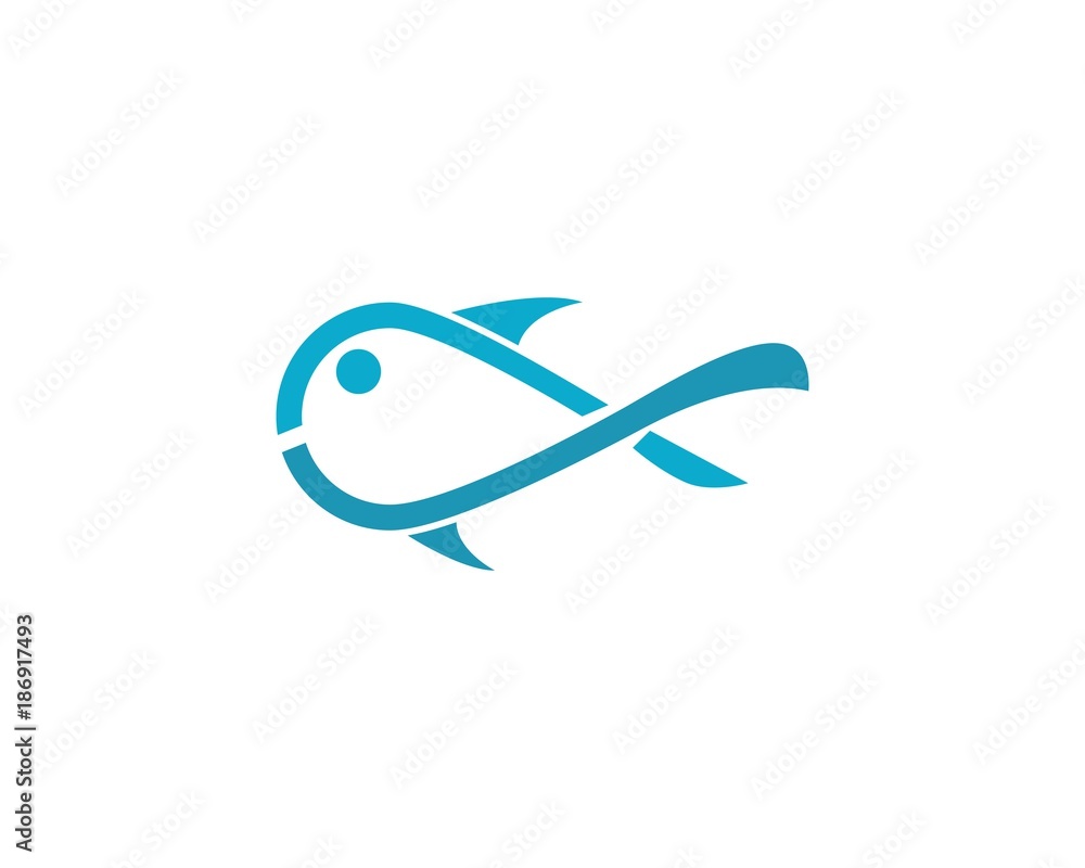 Fish logo template. Fish logo template.