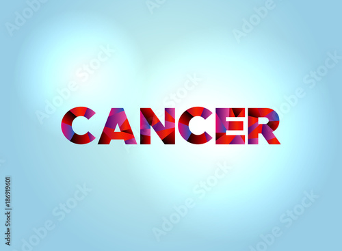 Cancer Concept Colorful Word Art