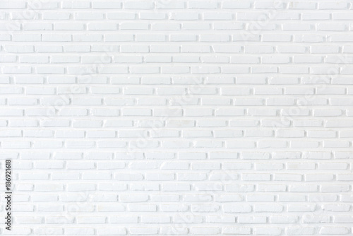 White brick wall for background and textured, White wall background