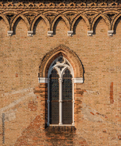 Gothic window in Venice