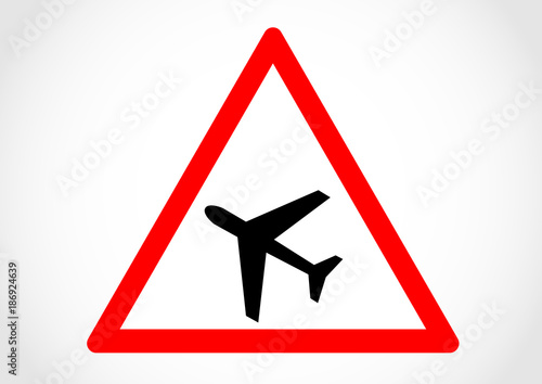 Aircraft area sign