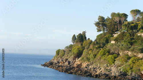Bild auf Leinwand Panorama di mare all'Argentario in Toscana