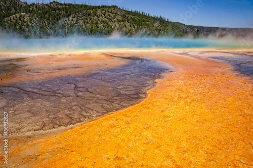 Grand Prismatic Spring, Yellowstone National Park, Wyoming, USA