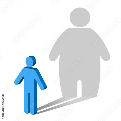 body dysmorphia, anorexia, bulimia nervosa, dysmorphic, weight, fat, appearance, BDD, flaws, physical, emotional distress, obsession, diagnose, man, male,   Illustration, vector, drawing, clip art, ic photo