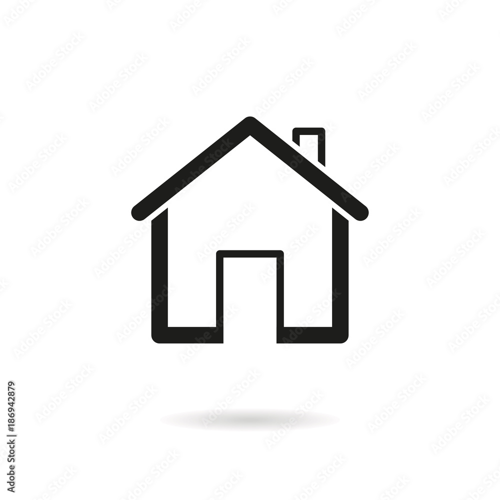 Home line vector icon. Home line vector icon.