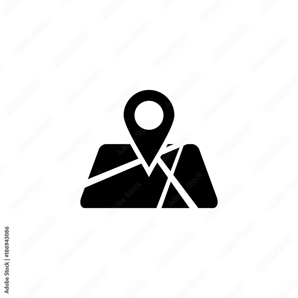 Location on map vector icon Location on map vector icon