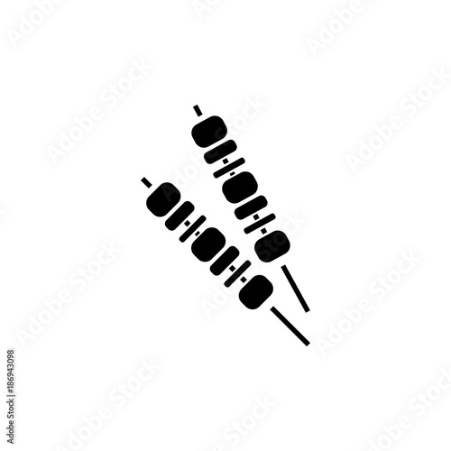 Brochette vector icon