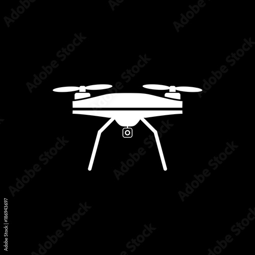 Dron vector icon