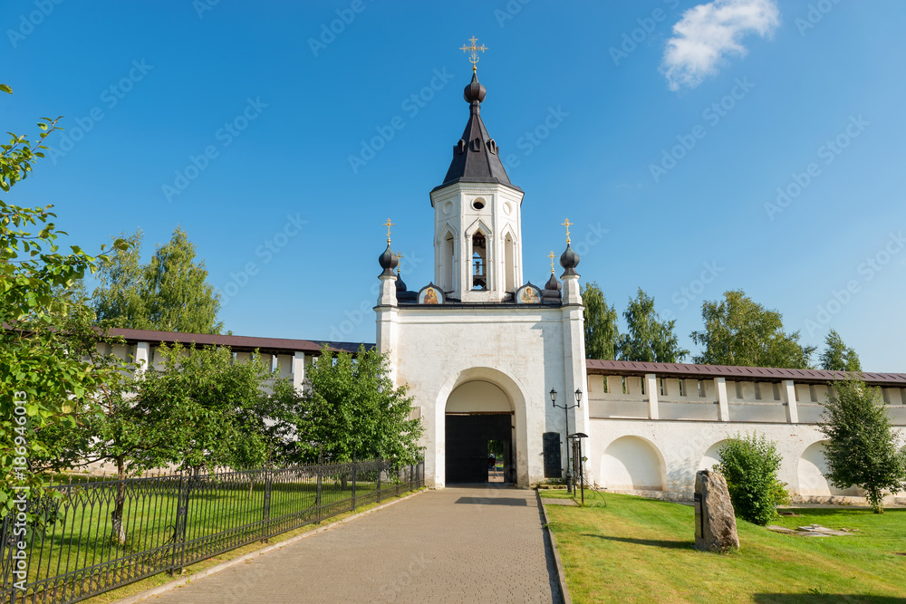 Ensemble of the Starytsky Svyato-Uspensky Monastery in city Staritsa, Tver region