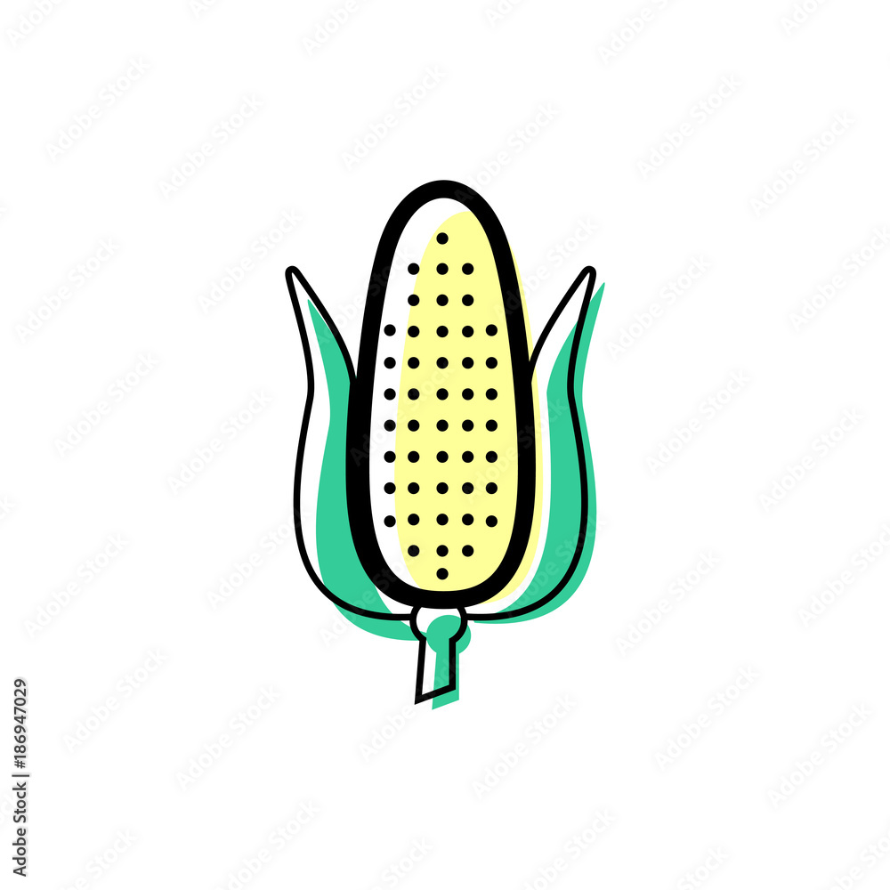 Corn vector icon