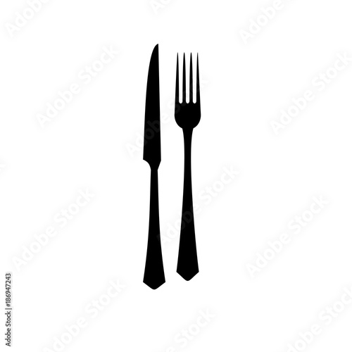 Restaurant cutlery vector icon