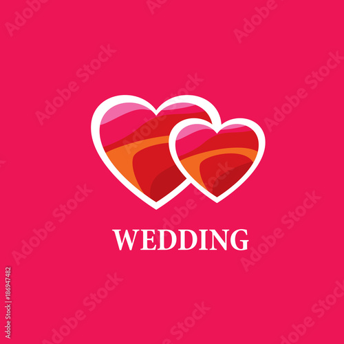 vector logo wedding