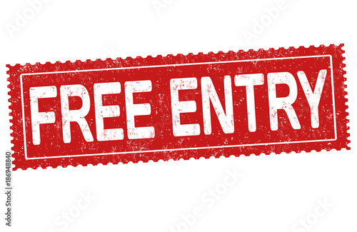 Free entry ticket or coupon