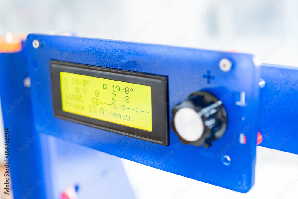 Fototapeta premium homemade 3D printer to print plastic prototypes