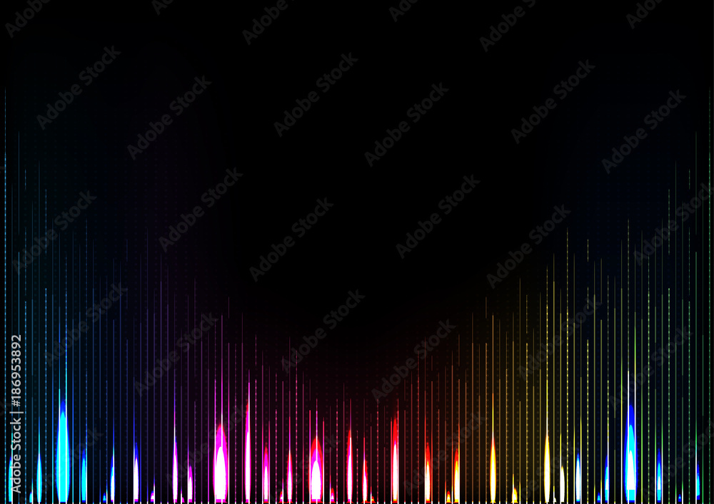 Technological lighting modern illuminated abstract background vector Technological lighting modern illuminated abstract background vector