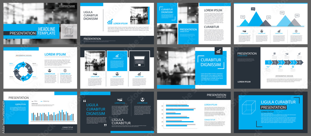 Blue presentation templates and infographics elements background. Use for business annual report, flyer, corporate marketing, leaflet, advertising, brochure, modern style. Blue presentation templates and infographics elements background. Use for business annual report, flyer, corporate marketing, leaflet, advertising, brochure, modern style.