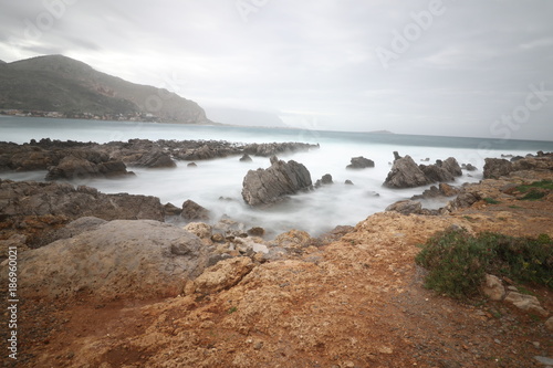 Paesaggio marino invernale