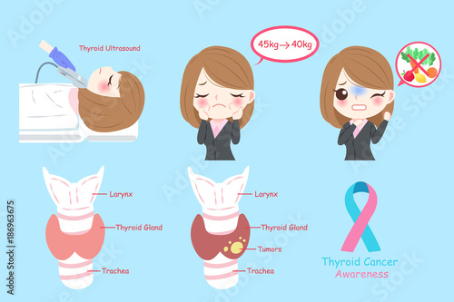 woman with thyroid cancer