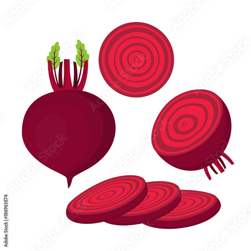 set with beet