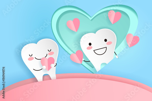 cute cartoon tooth