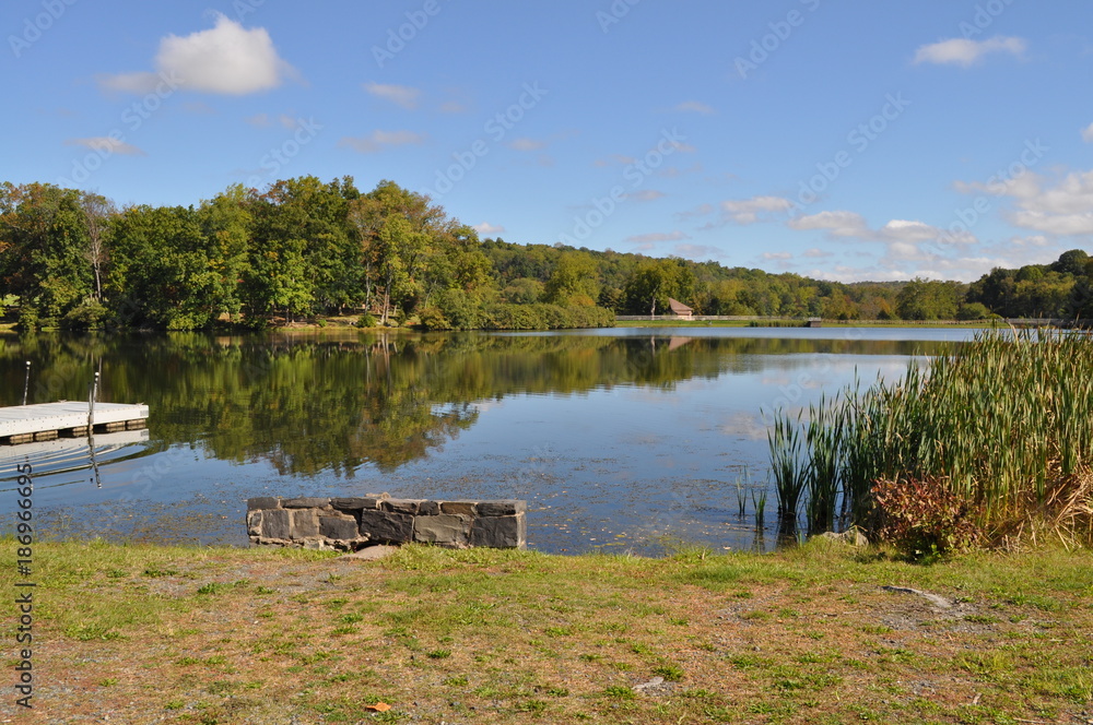 Landscape of a Lake in Pennsylvania