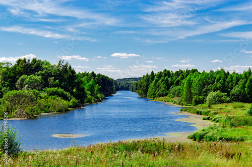 small river view