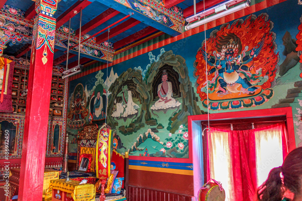 Buddhist temple, Nepal, Annapurna