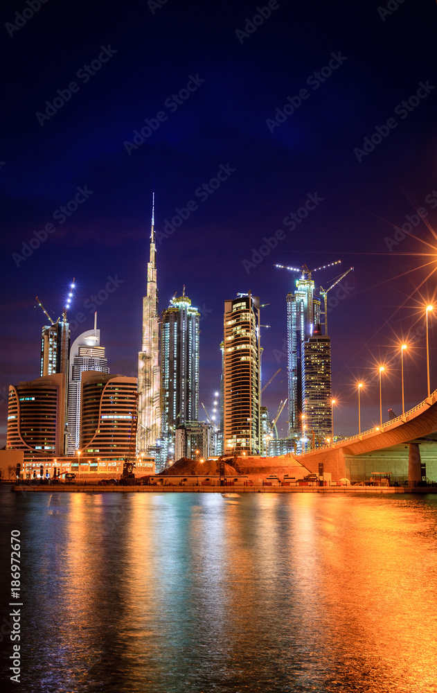 Fototapeta premium Dubai downtown skyline
