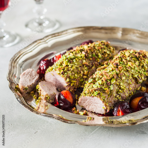 Pistachio Crusted Pork Tenderloin photo