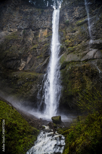 USA, Oregon, near Portland, Mulnomah Falls photo