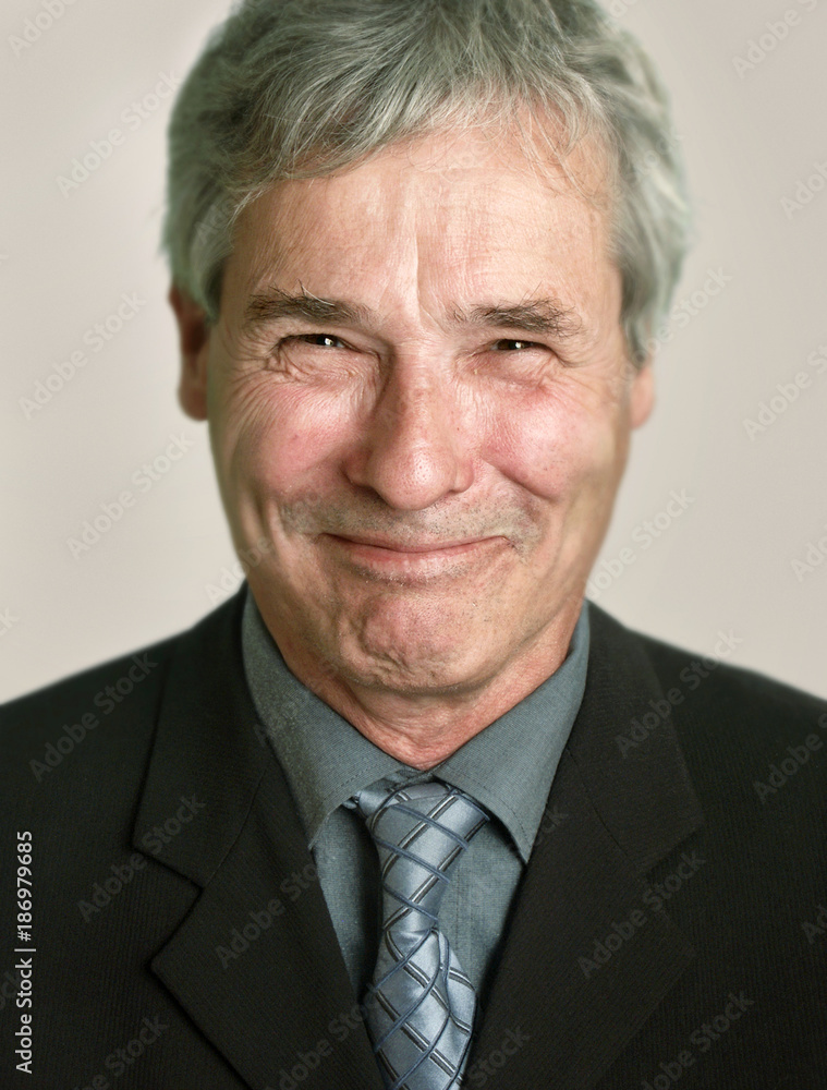 Senior Mature man, Portrait Headshot of a Happy Businessman Senior Mature man, Portrait Headshot of a Happy Businessman