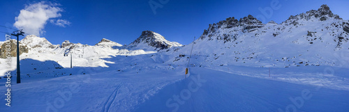 Pista da sci sul Monte Rosa