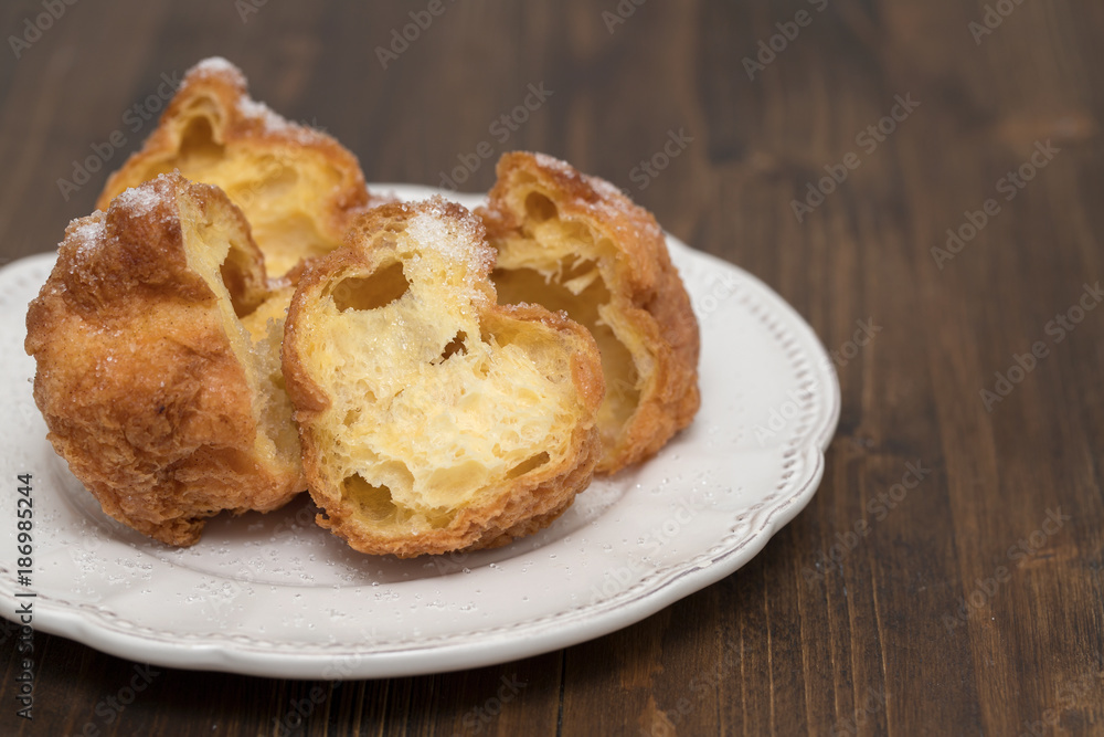 typical portuguese Christmas cookies on white dish typical portuguese Christmas cookies on white dish
