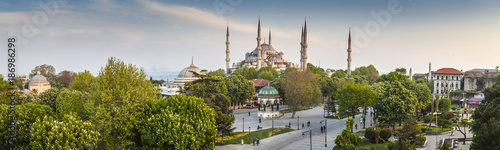 View to Haghia Sophia, Istanbul, Turkey