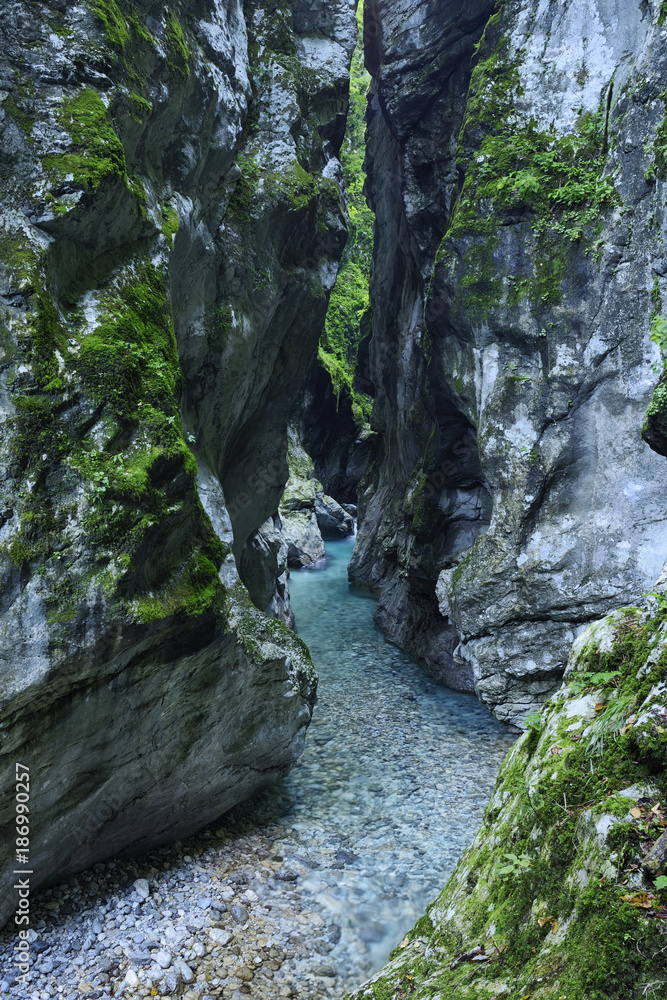 Slovenia, Tolmin, Triglav National Park, Tolmin Gorges Slovenia, Tolmin, Triglav National Park, Tolmin Gorges
