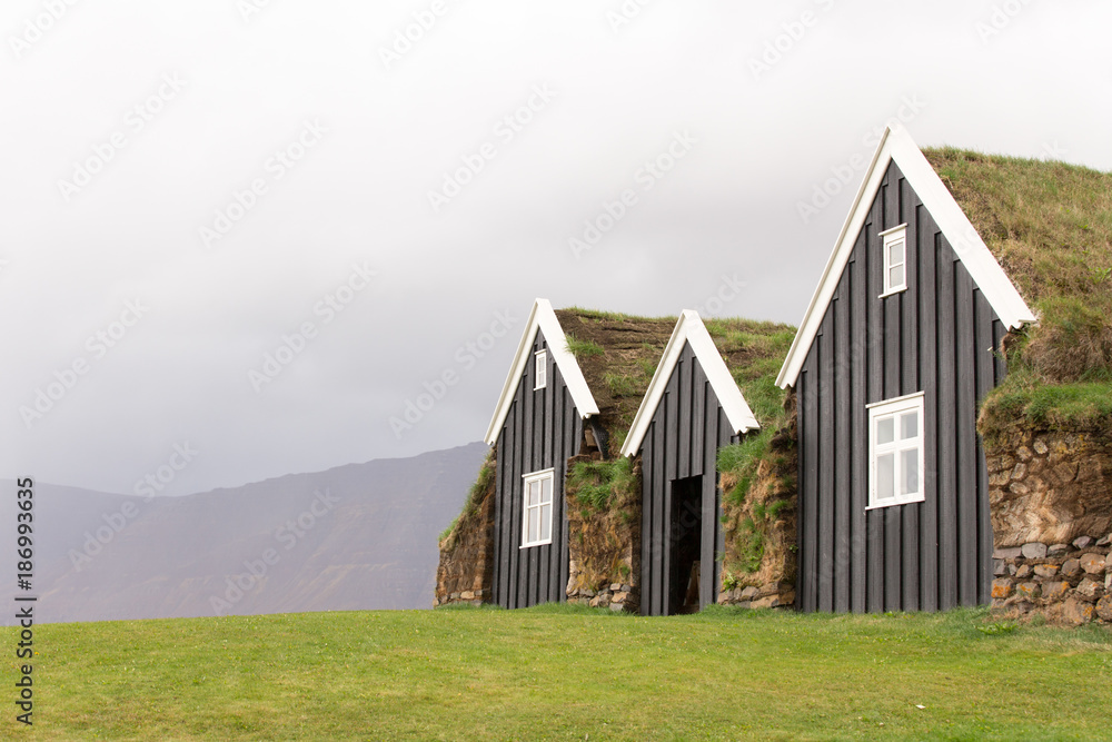 Old Icelandic houses
