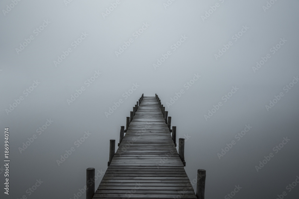 Steg im Nebel Steg im Nebel