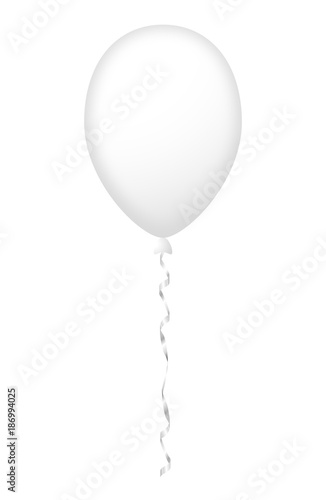 Weißer Ballon