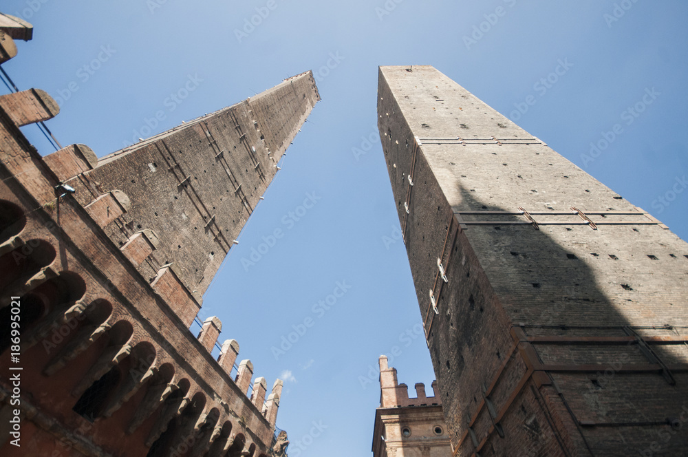 The two towers, Bologna, Italy, June 2017