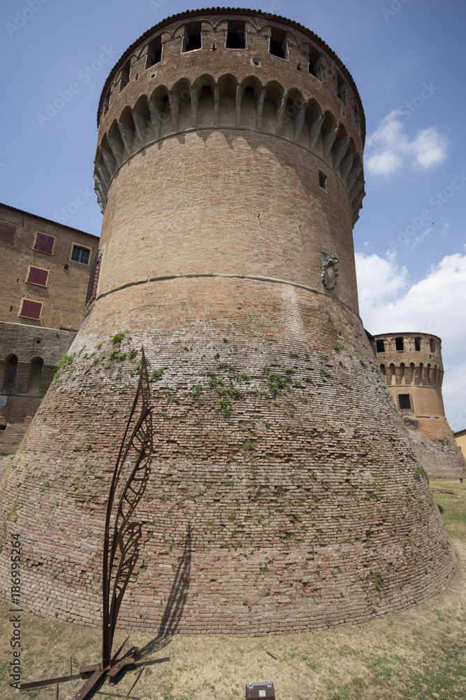 Dozza Castle, Emilia Romagna, Italy, June 2017