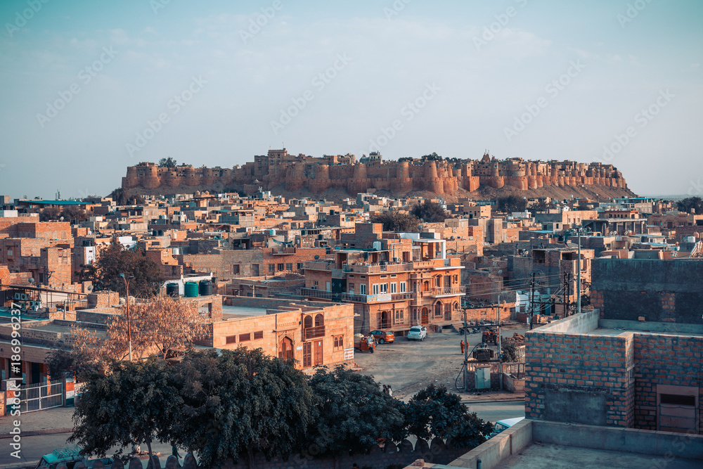 Jaisalmer , sa ville et sa forteresse 