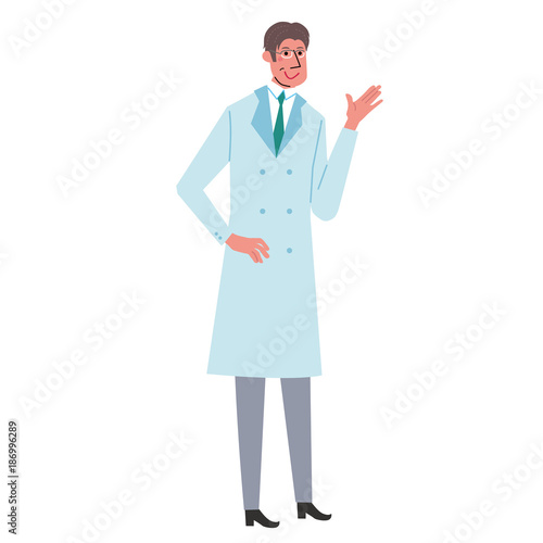 医者 イラスト 白衣を着た男性 Stock Vector Adobe Stock 医者 イラスト 白衣を着た男性 Stock Vector Adobe Stock
