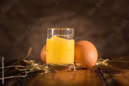 Obraz na płótnie eggnog w salonie