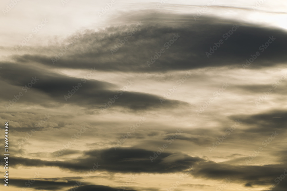 Fototapeta premium clouds in the sunset